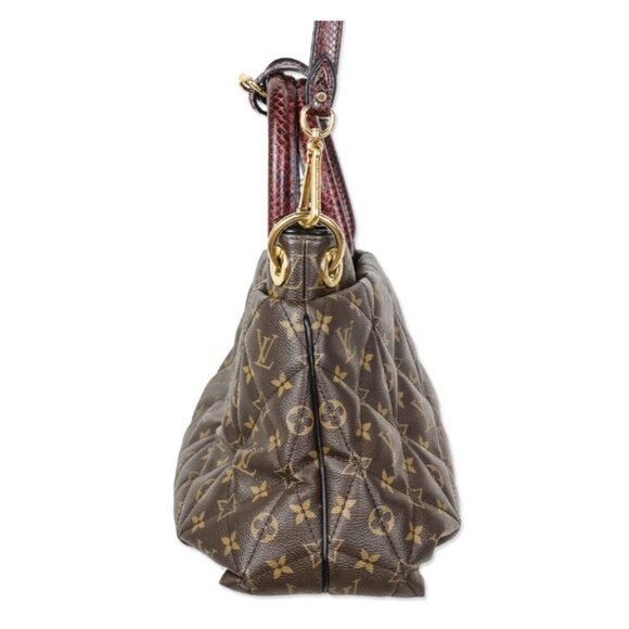 Louis Vuitton Monogram Etoile Exotique GM Bordeaux Quilted Tote Bag MSRP $7650 - Picture 4 of 14